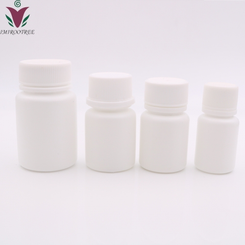 50pcs/lot 120ml 120cc HDPE white Capsule pill bottle, empty plastic refillable Pill container with CRC Cap