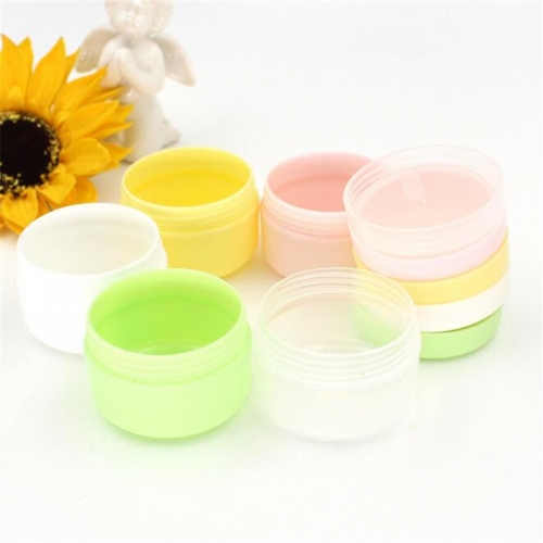 200pcs/lot 20g colorful empty cosmetic small jar,  plastic makeup mini container for eye cream
