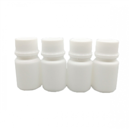 20pcs/lot 20cc 20ml HDPE White Pill bottle, pharmaceutical plastic bottle with Tamper Proof Cap