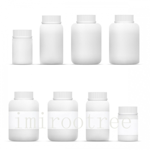 200pcs/lot 30ml HDPE plastic white Pharmaceutical pill bottles container for medical packaging