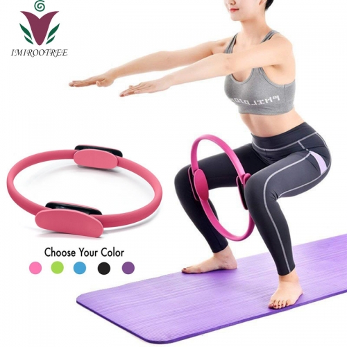 Magic Circle Yoga Pilates Ring Toning, Power Resistance Exercise Circle,Sculpting, Strength and Flexibility, Thigh Toner Fitness