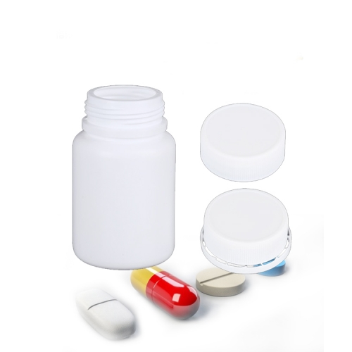 20pcs/lot 30ml HDPE white Pharmaceutical bottle, plastic pill bottles container for capsule