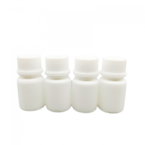 20pcs/lot 20cc 20ml HDPE White Pill container, pharmaceutical plastic bottle with Tamper Proof Cap