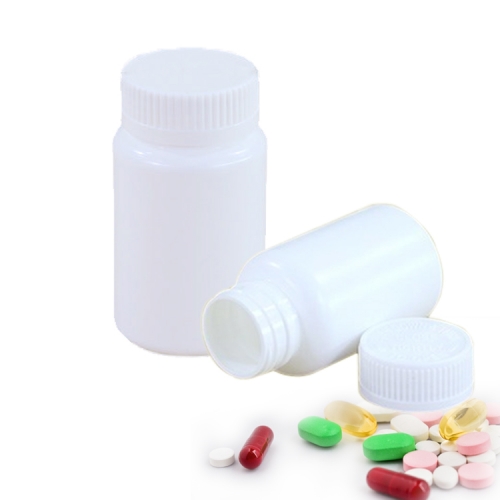 50pcs/lot 15ml HDPE Plastic Empty refillable vitamin pill bottle container with screw cap