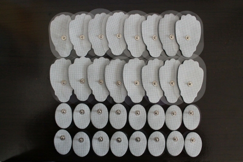 BONUS! Replacement Electrode Pads (16 LG+16 SM Oval) For IREST Digital Massager