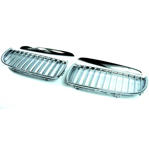BMW Chrome Front Kidney Grills for 3 Series E90