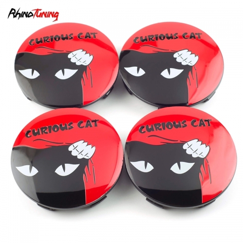 4pcs Rays Volk Racing Curious Cat 62mm 2 7/16in Wheel Center Caps #C-62