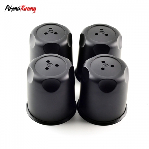 4pcs AMERICAN RACING 83mm 3 1/8in Wheel Center Caps #1327000 Black