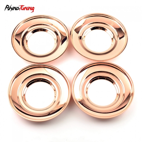 4pcs BBS 154mm 6 1/16in Wheel Center Fitment #09.23.502 Rose Gold