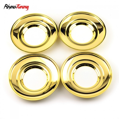 4pcs BBS 154mm 6 1/16in Wheel Center Fitment #09.23.502 Gold