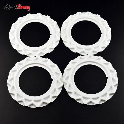 4pcs BBS Wheel Center Fitment 151mm 5 15/16in #09.23.134 White