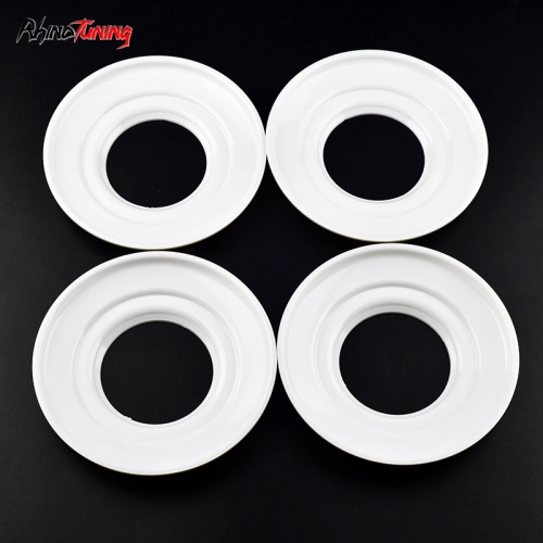 4pcs BBS 154mm 6 1/16in Wheel Center Fitment #09.23.502 White