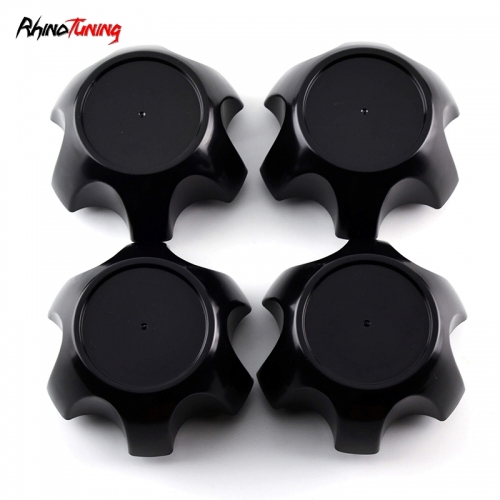 4pcs 110mm 4 5/16in Wheel Center Caps Black