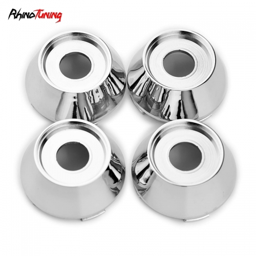 4pcs Toyota 64mm 2 1/2in Wheel Center Caps Chrome