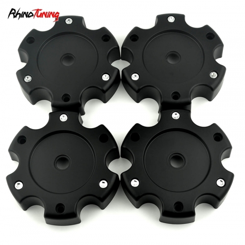 4pcs Avenue 522 145mm 5 11/16in Wheel Center Caps #C523801CAP Matte Black