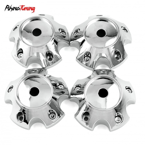 4pcs 112mm 4 13/32in Wheel Center Caps 5 Lug Nuts