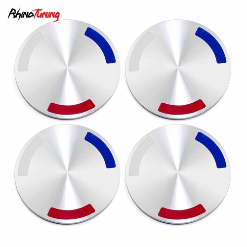 59mm Tri-color Wheel Center Sticker Metal