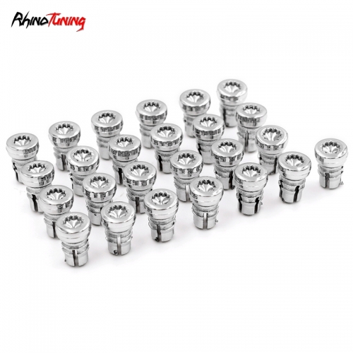 100pcs D-013 Wheel Rim Lip Rivets Nuts