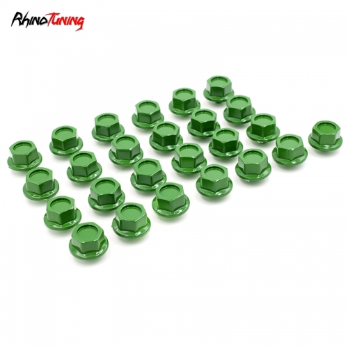 100pcs Wheel Rivets Nuts Rims Studs Lip Rim Lip Decoration Wheel Tire Air Valve Stem Cover