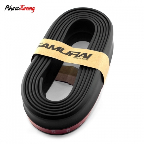 1pc 2500mm Lip Type Car Bumper Car Front Edge Rubber Bumper