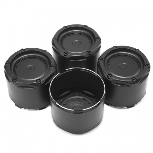 128mm 5in Fuel Wheel Center Caps #1003-50MB Matte Black