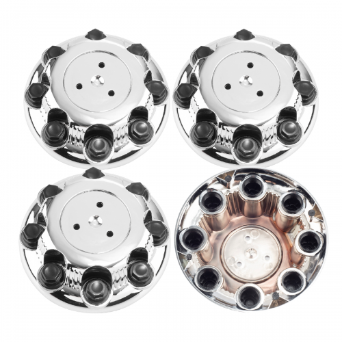 RhinoTuning 4pcs 214mm(8.43in) Wheels Center Cap for Chevrolet #15006332 GMC #15039488 #5075