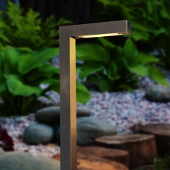 Solid brass path light