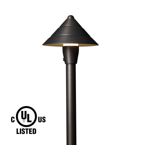 UL Listed Brass Landscape Path Light, PTB214U