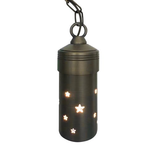 Star pattern chain landscape lamp