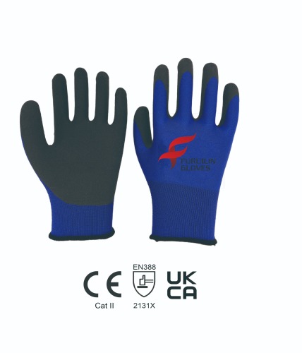 13 gauge polyester with latex sandy palm coating