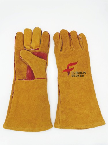 Leather welding gloves