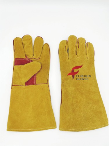 Leather welding gloves