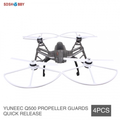 4pcs YUNEEC Q500 Quick Release Propeller Protector Guard Bumper Shielding Ring Snap On/Off