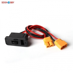 Heavy Duty Switch Harness Large Power Switch Compatible with XT60 Plug/ Socket and Built in Charging Socket