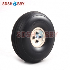4.5inch PU Wheel for RC Airplane H41mm with D5mm CNC Aluminum Hub