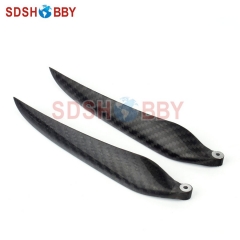 9.5*5 Two Blades Fold Carbon Fiber Propeller for Remote Control Airplane/RC Glider Plane