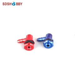 1pc Anodized Aluminum Alloy Single Barb Fuel Tank Nozzle for RC Gasoline Airplane