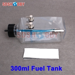 6STARHOBBY 300ml Transparent Fuel Tank High Quality Oil Box for 15-26CC Gasoline Airplanes