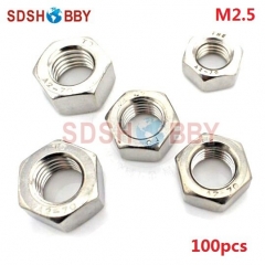 100pcs* M2.5 Stainless Steel 304 Hexagon Nut/ Screw Cap