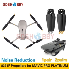 8331F Noise Reduction Propellers Quick Release CW CCW Propellers 1pair 2pairs for DJI MAVIC PRO PLATINUM
