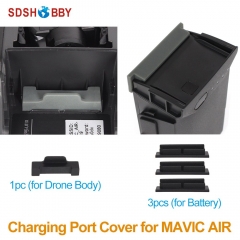 4pcs/set Battery Charging Port Protector Drone Body Silicone Cover Cap Dust-proof Plug for DJI MAVIC AIR