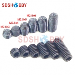 100pcs* Hex Socket Set Screws/ Hex Socket Headless Screws M2.5x3/ M2.5x 4/ M2.5x 5/ M2.5x 6mm