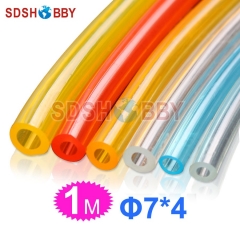 7*4mm 1 Meter Fuel Line/ Fuel Pipe for Gas Engine/ Nitro Engine-Yellow/ Blue Color