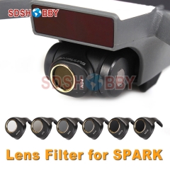 Sunnylife Camera Lens Filter CPL MCUV ND4 ND8 ND16 ND32 Filter Set for DJI SPARK NOT Affect Gimbal Self-inspection