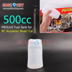 Prolux PX1667 500cc Soft Fuel Tank Oiler Lubricator Including Aluminum Oil Pipe for RC Airplane/ Boat/ Car
