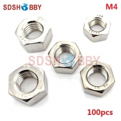 100pcs* M4 Stainless Steel 304 Hexagon Nut/ Screw Cap