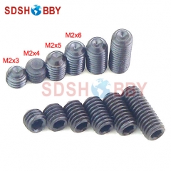 100pcs* Hex Socket Set Screw/ Hex Socket Headless Screw M2x3/ M2x 4/ M2x 5/ M2x 6mm