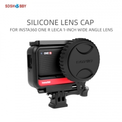 Sunnylife Silicone Lens Cap Dust-proof Protective Lens Cover for Insta360 One R/RS Leica 1-INCH Wide Angle Lens