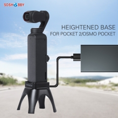 Sunnylife Heightened Supporting Mount Base Desktop Stand for POCKET 2 / OSMO POCKET Gimbal Camera Charging Accessory