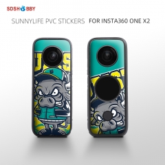 Sunnylife PVC Stickers Scratch-proof Decals Protective Skin Film Accessories for Insta360 ONE X2